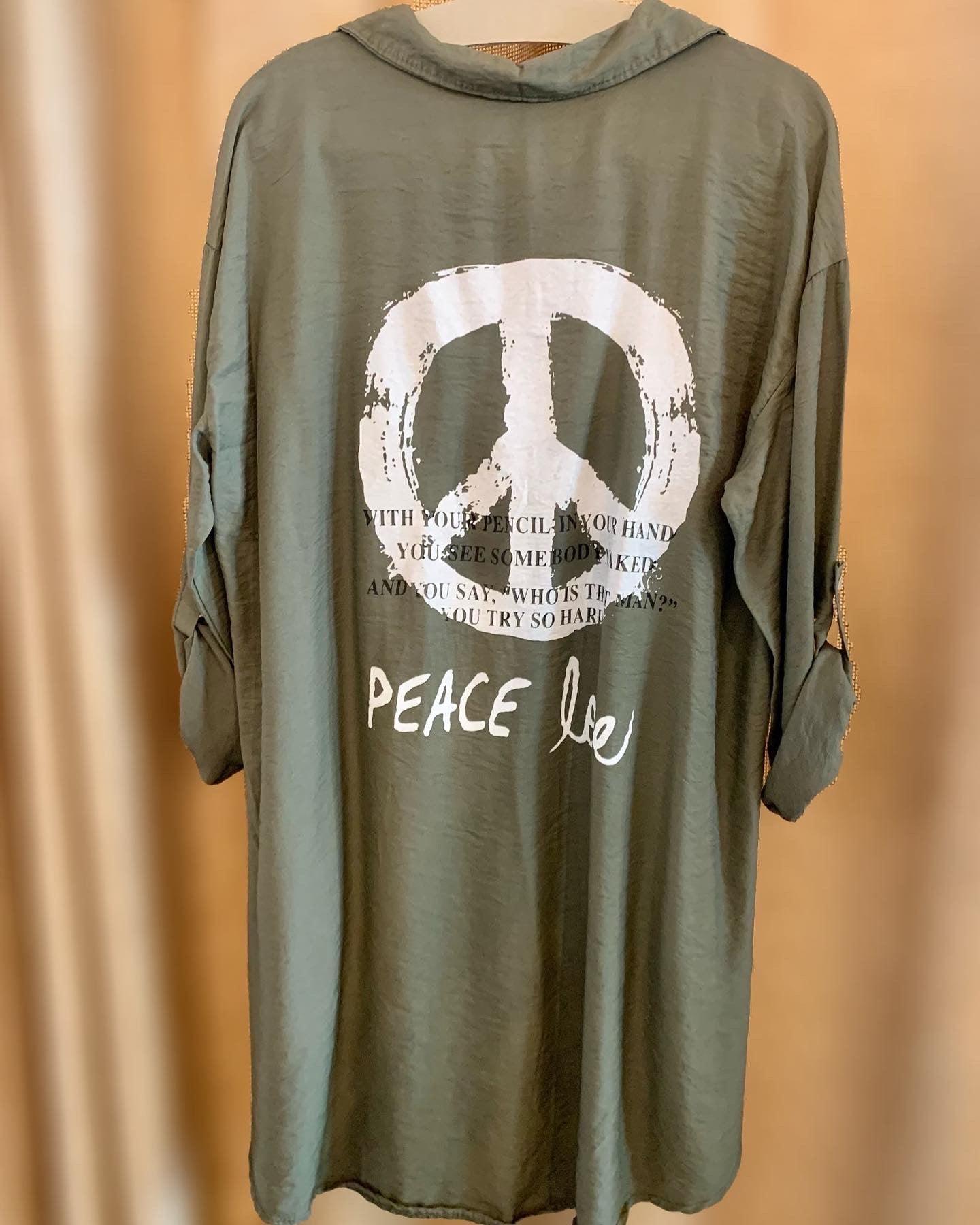 Camisas “PEACE love” - Victoria 7