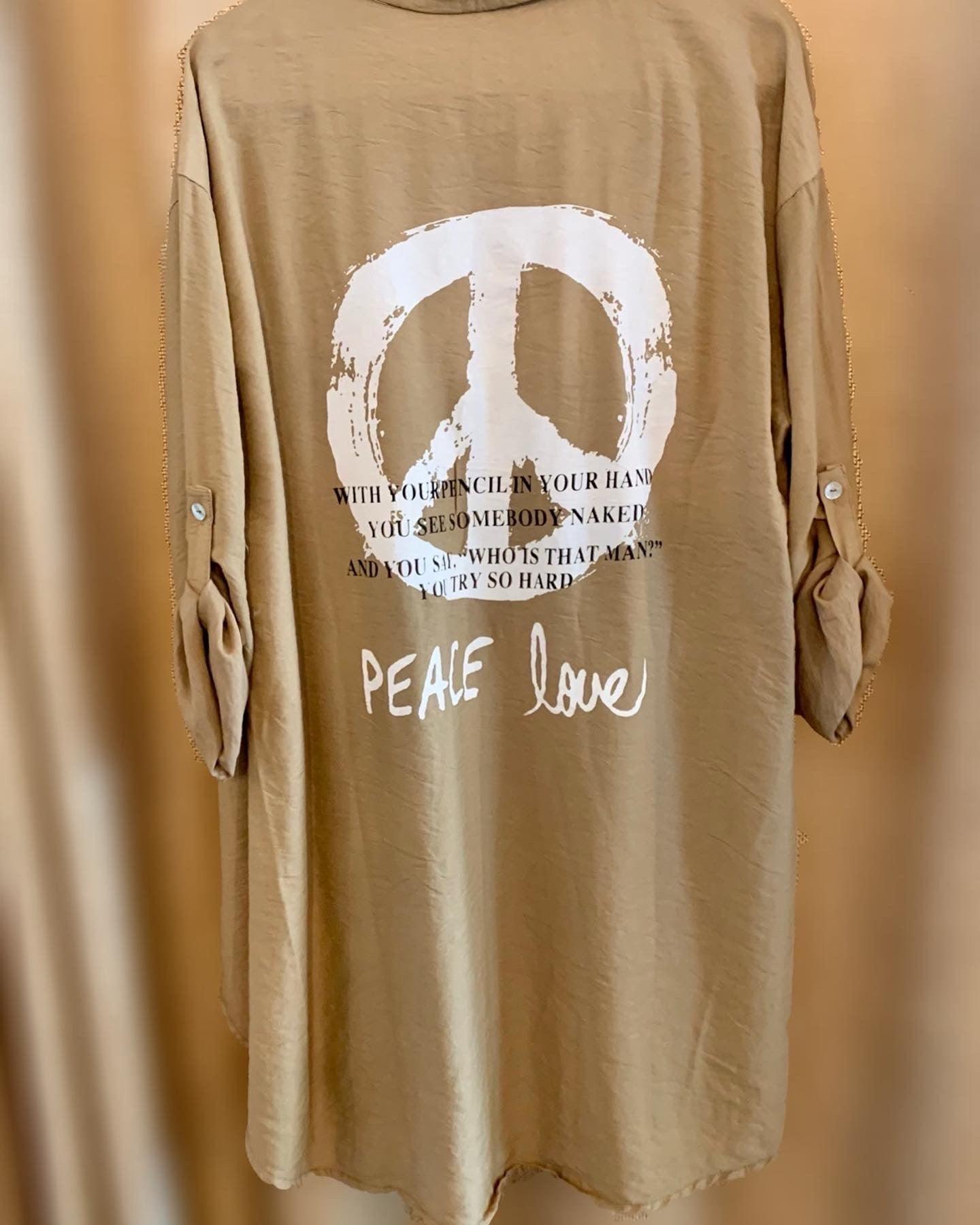 Camisas “PEACE love” - Victoria 7